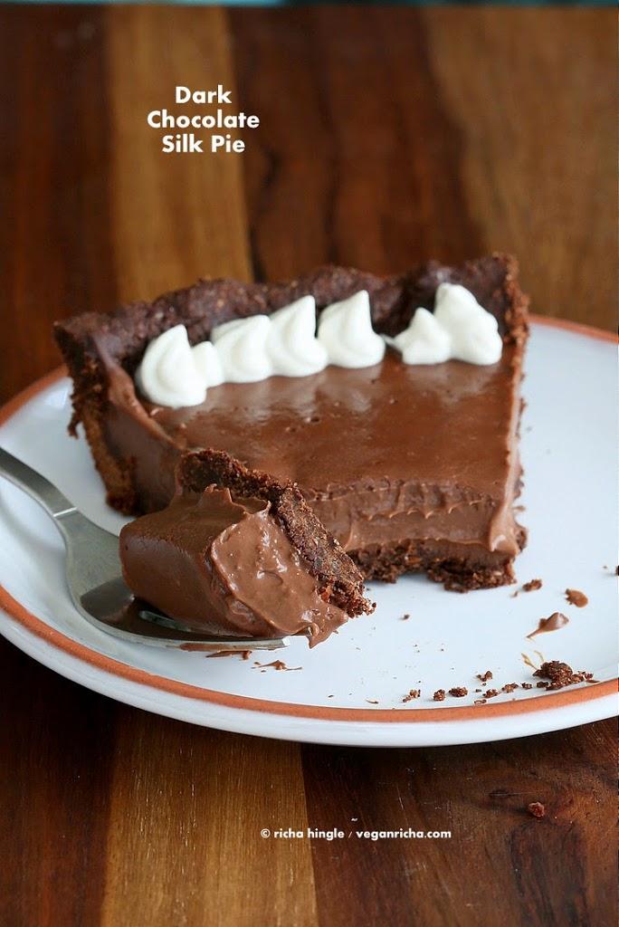 Vegan Chocolate Silk Pie | Pitzn