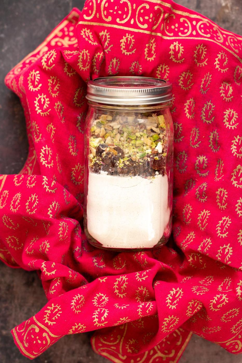 Date Nut Cookie Mix in a Jar