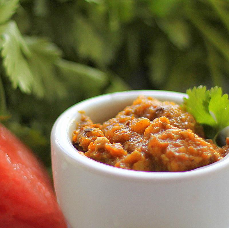 Dhania Tempeh(Tempeh in Cilantro, tomato curry) vegan
