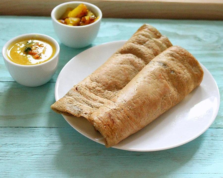 Dosa – Lentil and rice savory Crepes. Vegan Glutenfree