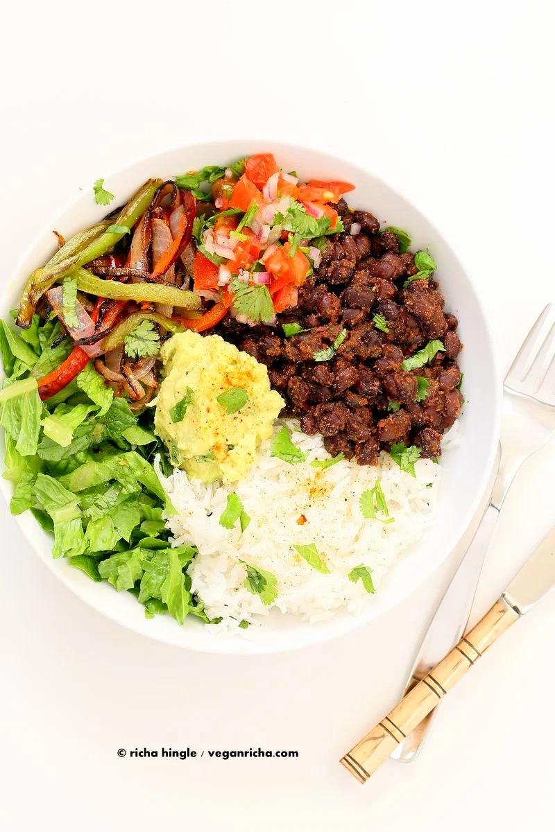 Easy Black Bean Burrito Bowl