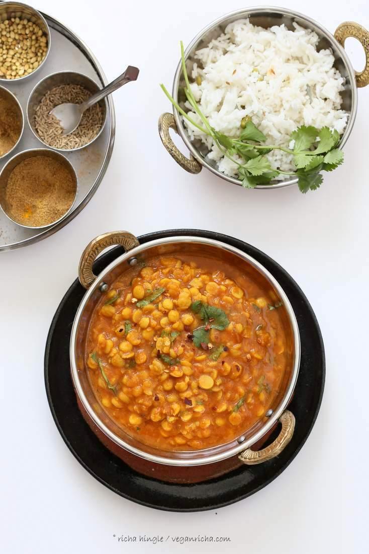 Easy Chana Dal - Split Chickpea soup| Pitzn