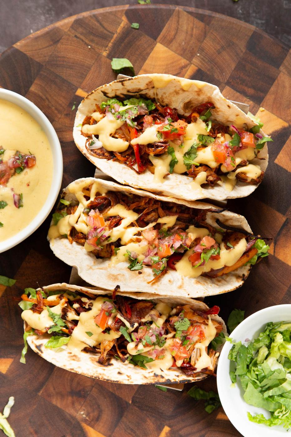 Easy Jackfruit Tacos Vegan
