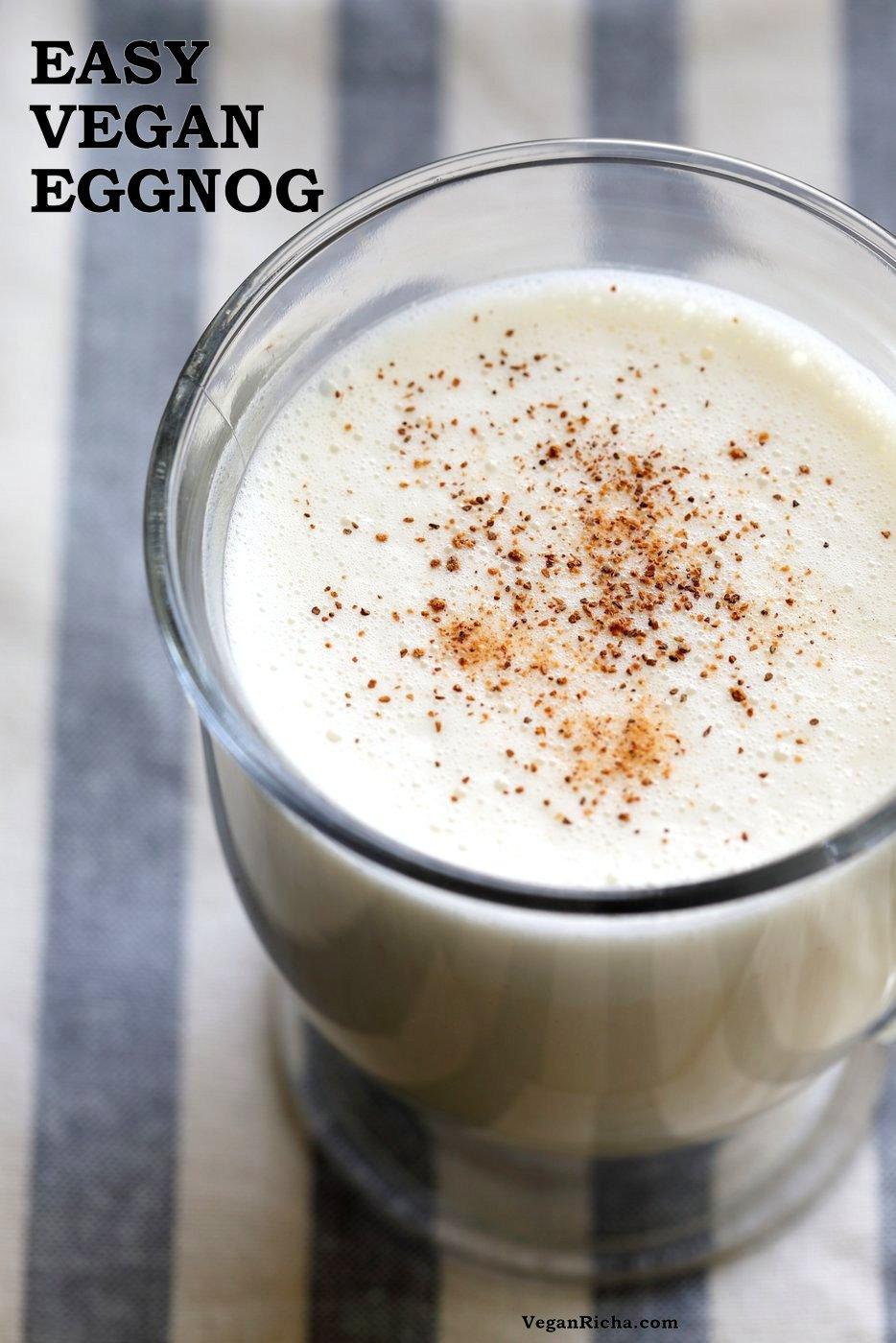 Easy Vegan Eggnog Recipe