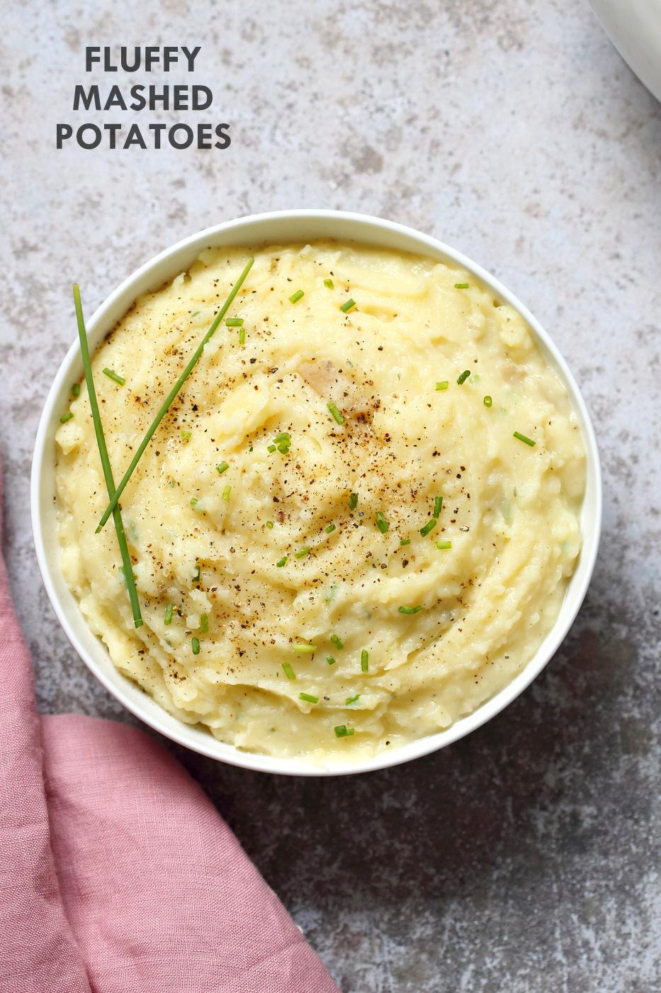 Easy Vegan Mashed Potatoes Recipe- Instant Pot or Saucepan