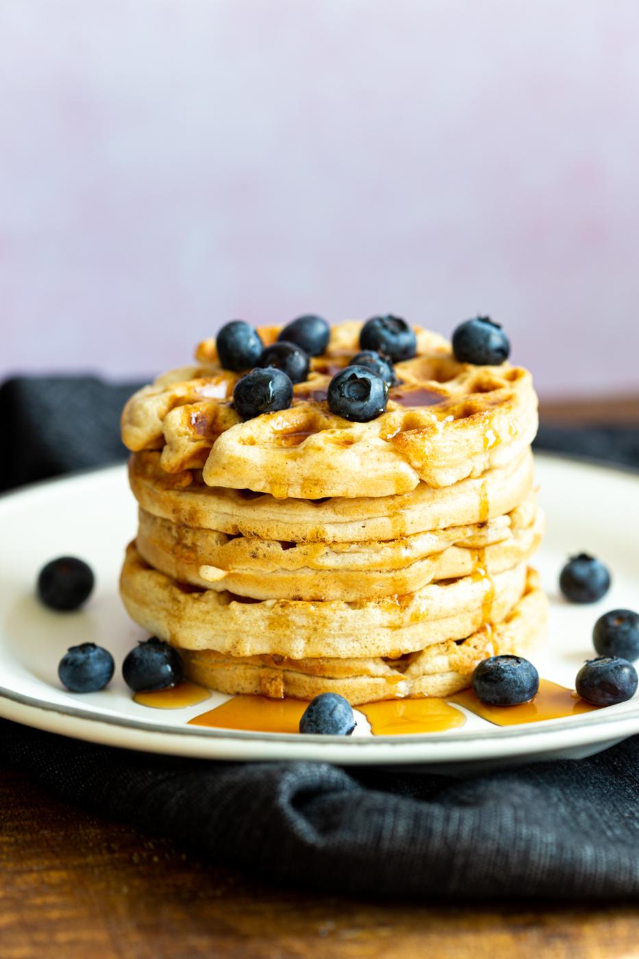 Easy Vegan Waffles 1 Bowl
