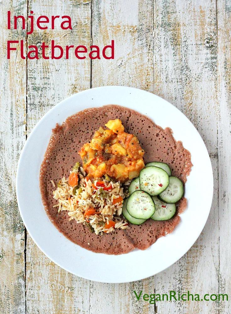 Ethiopian Injera – 100% Teff flatbread. Vegan Glutenfree Recipe