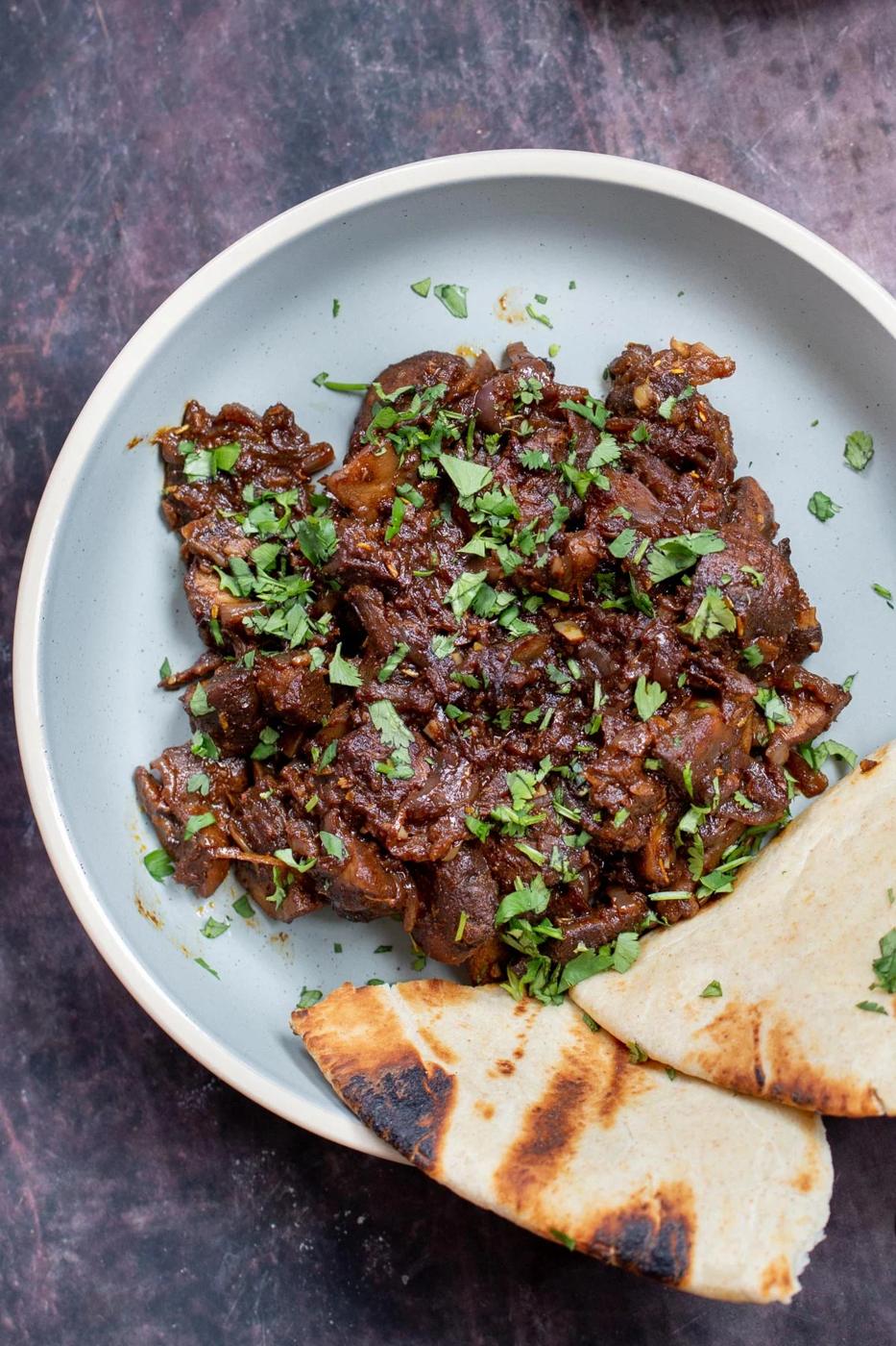 Ethiopian Inspired Mushroom Tibs Stir-Fry
