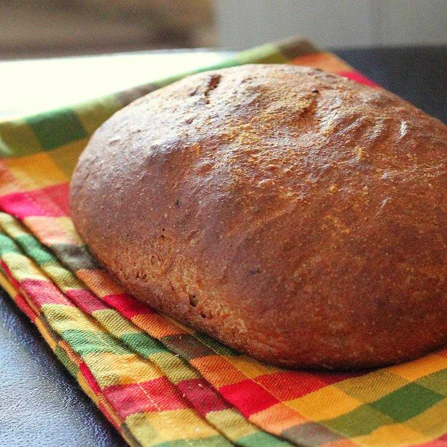 Faux Sourdough Bread – with fermented Dosa batter. Vegan