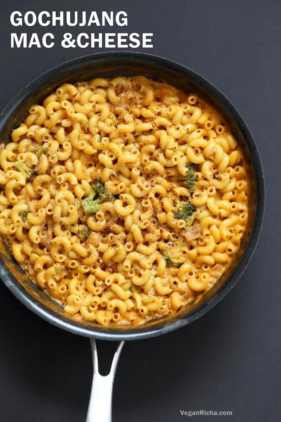 Garlicky Korean Mac and Cheese with Gochujang