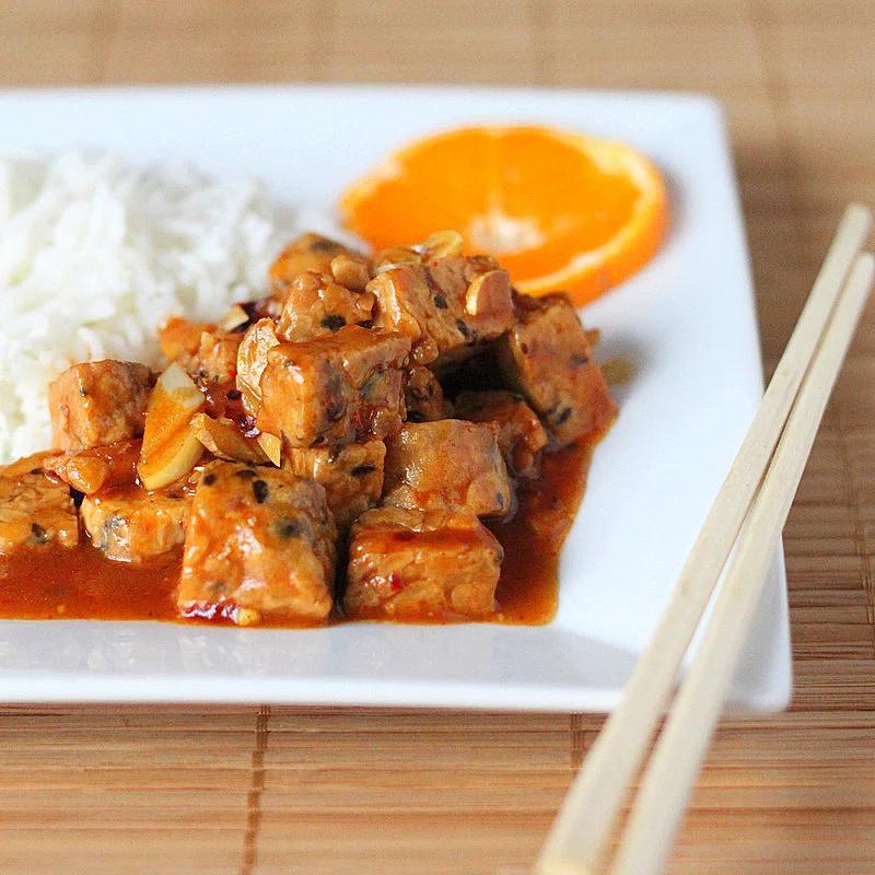 General Tso’s Tempeh. vegan glutenfree