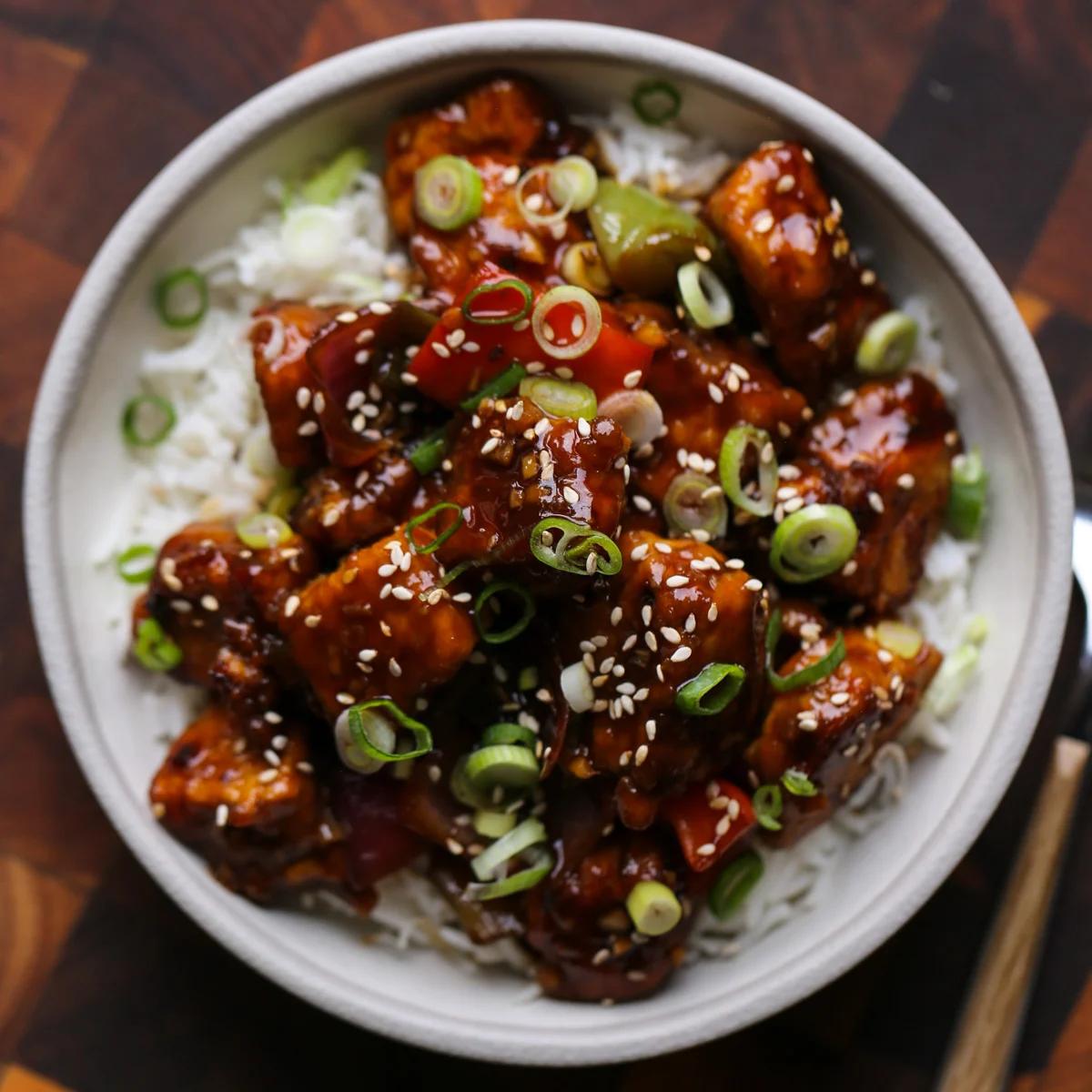 General Tso’s Tofu (one-pot, nut-free)