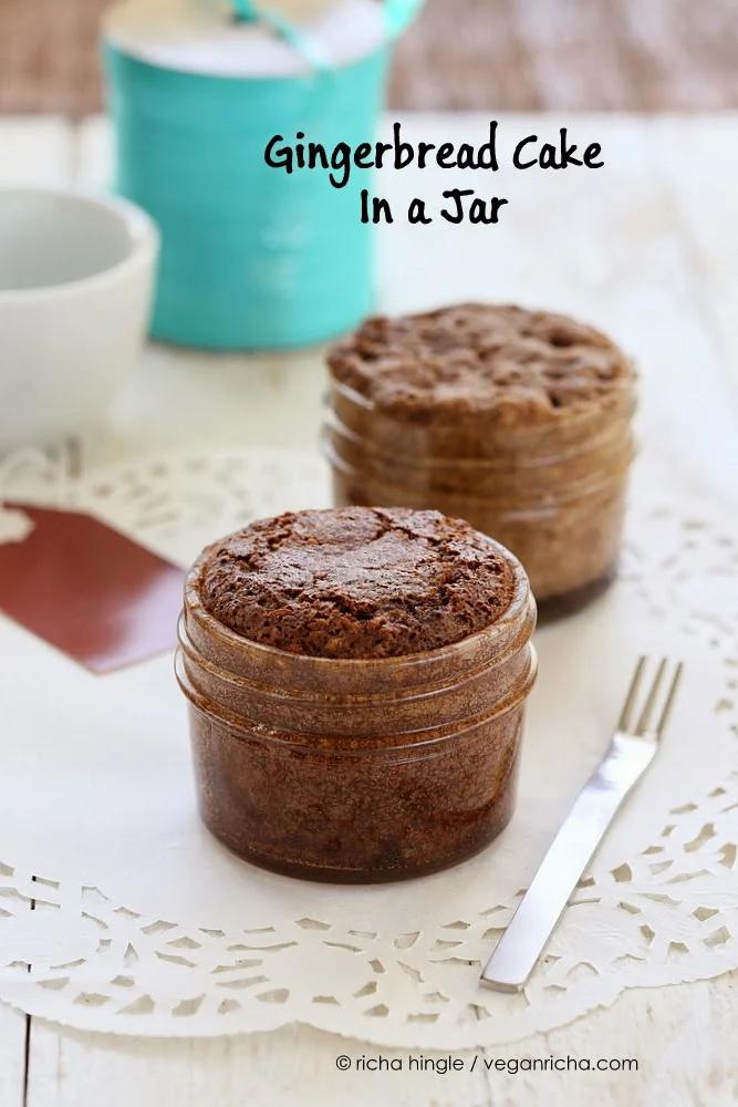 Gingerbread Cake Mix In a Jar for 1. Glutenfree Vegan Recipe