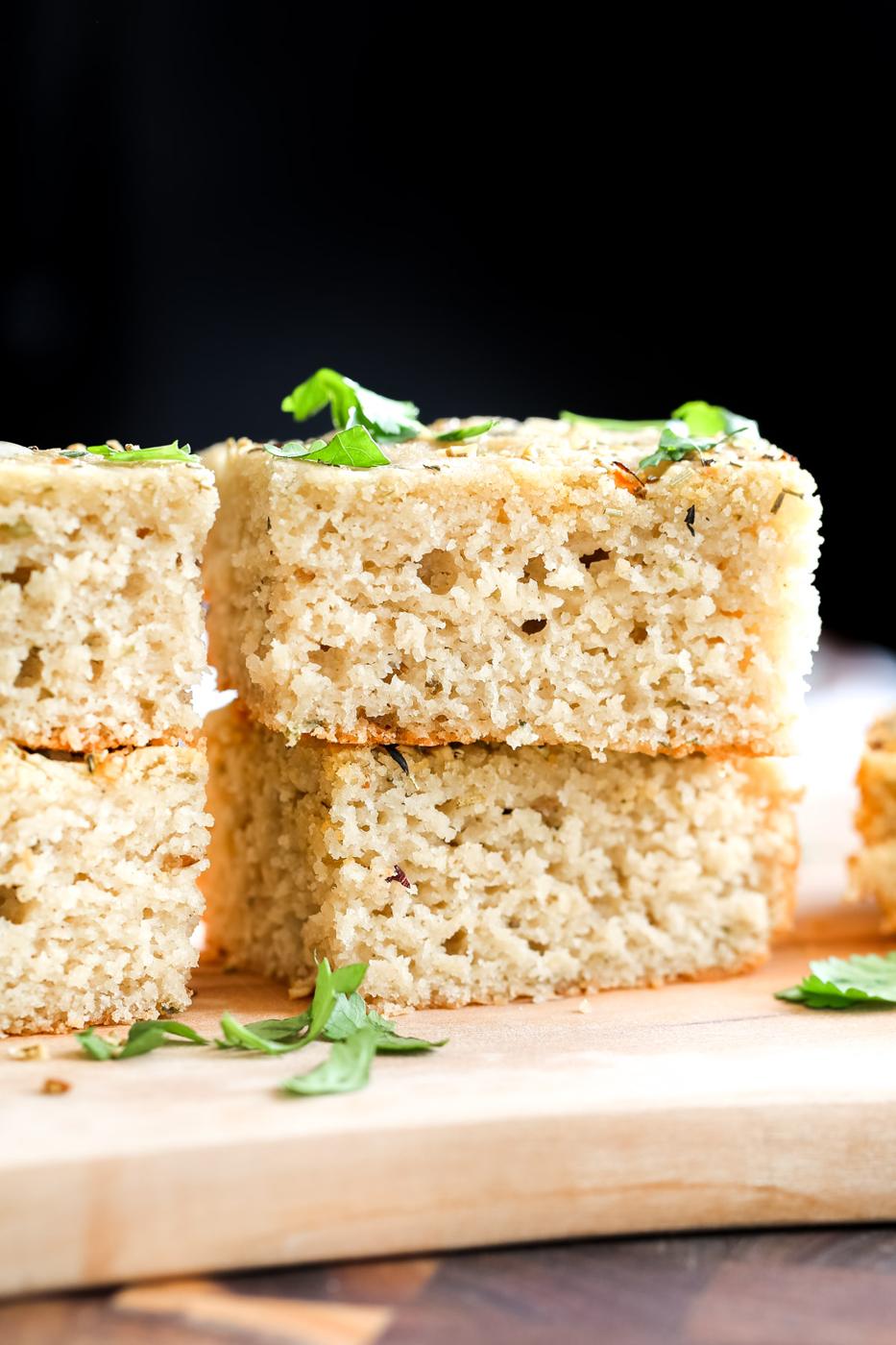Gluten free Focaccia (vegan gum-free)