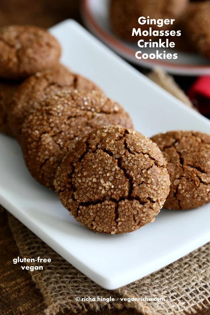 Gluten free Ginger Molasses Cookies