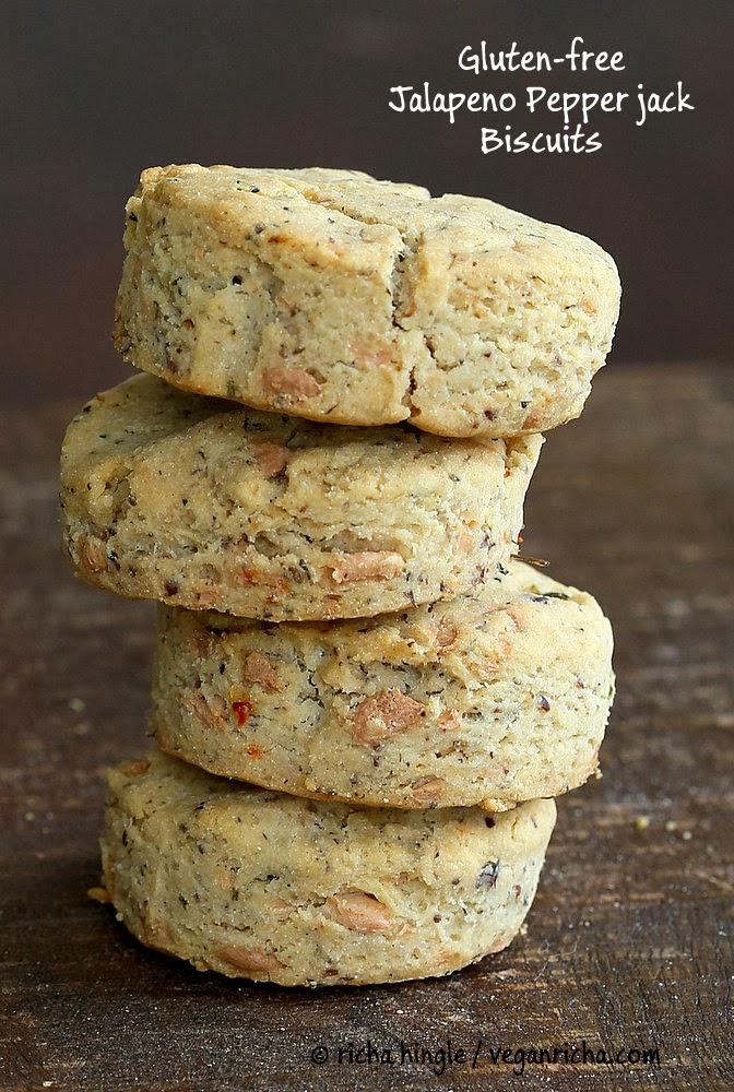 Jalapeno Pepper Jack Gluten-free Biscuits Recipe ( Vegan & Gum-free)