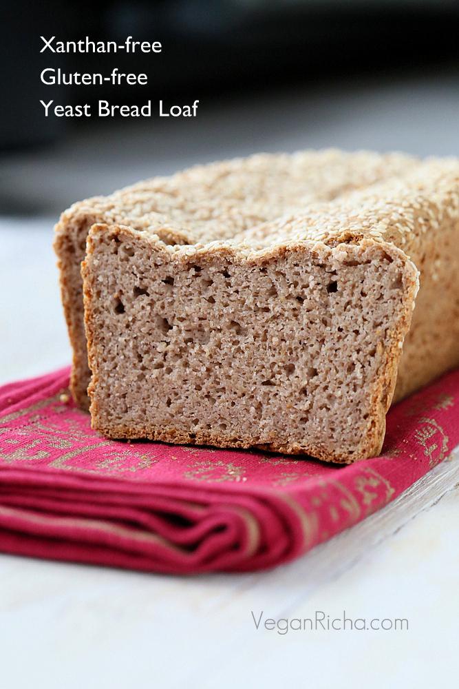 Gluten-free Strawberry Sandwich Bread Loaf. Xanthan-free Vegan Recipe
