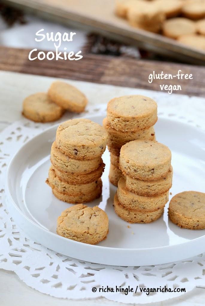 Vegan Sugar Cookies – Chocolate-Dipped (Gluten-free)