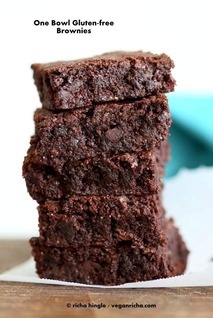 Vegan Gluten free Brownies and Brownie mix