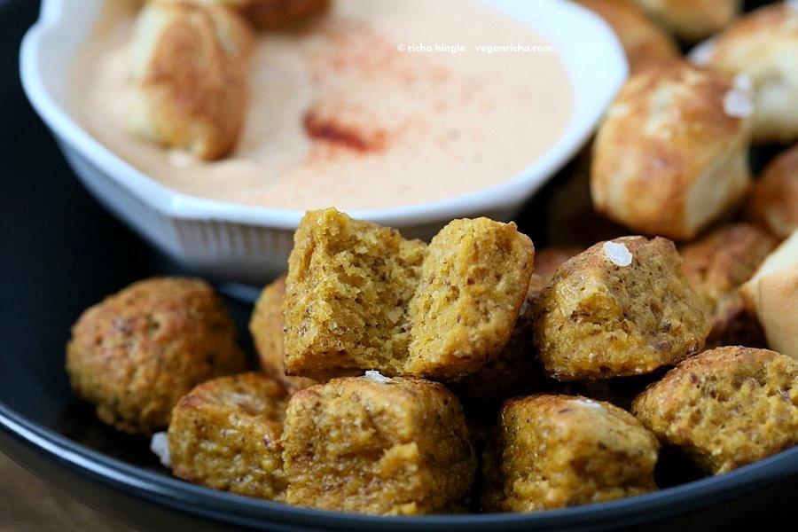 Gluten free Vegan Pretzel Bites | Pitzn