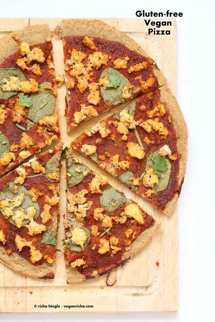 Gluten free Yeast free Vegan Pizza Crust Recipe