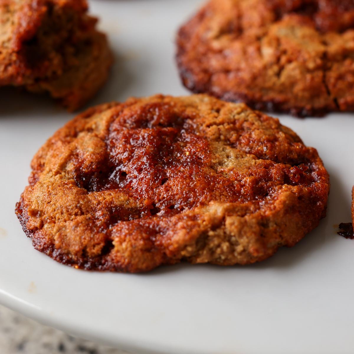 Gochujang Caramel Cookies (gluten-free with nut-free options)