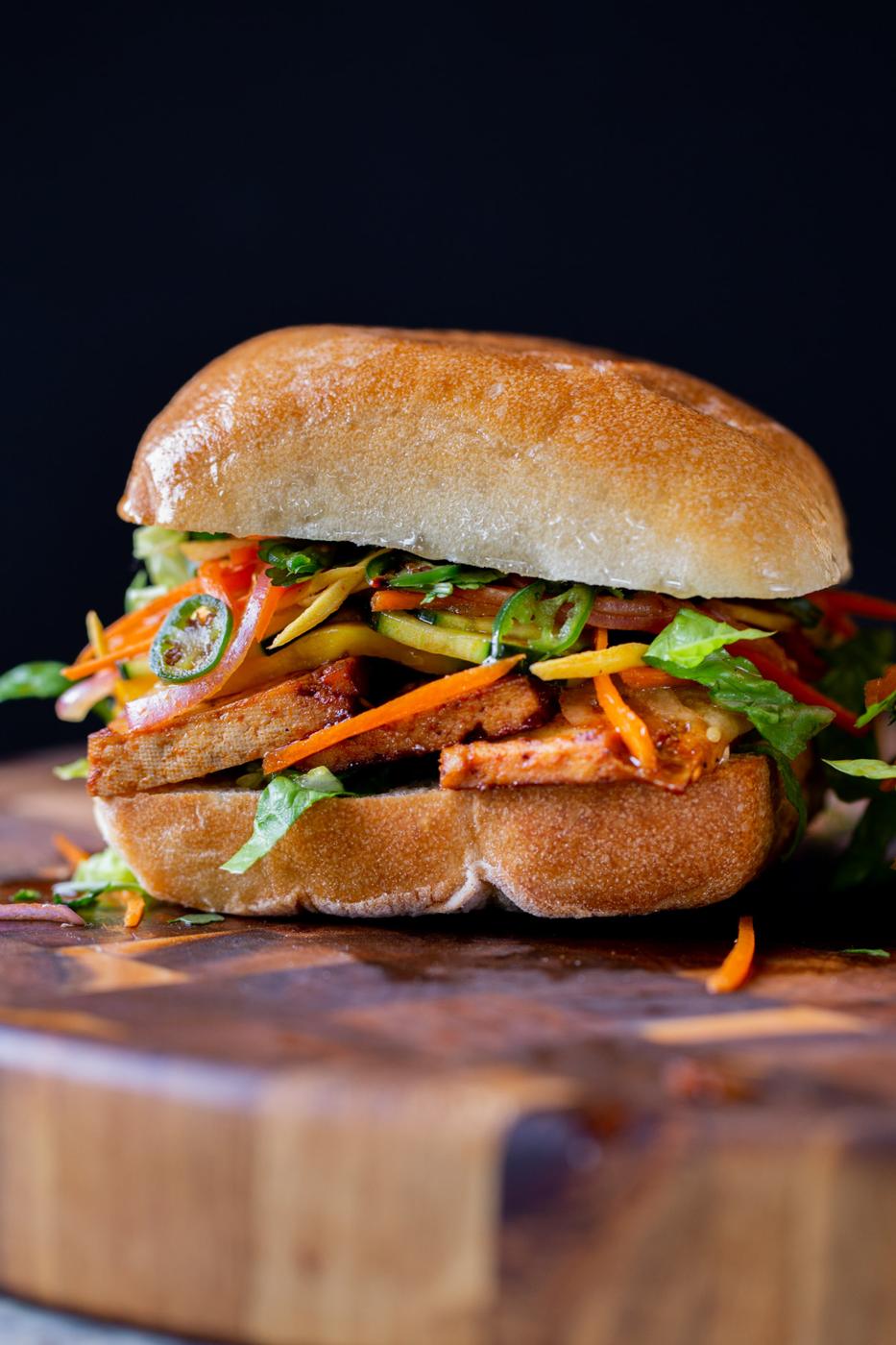 Gochujang Tofu Sandwich