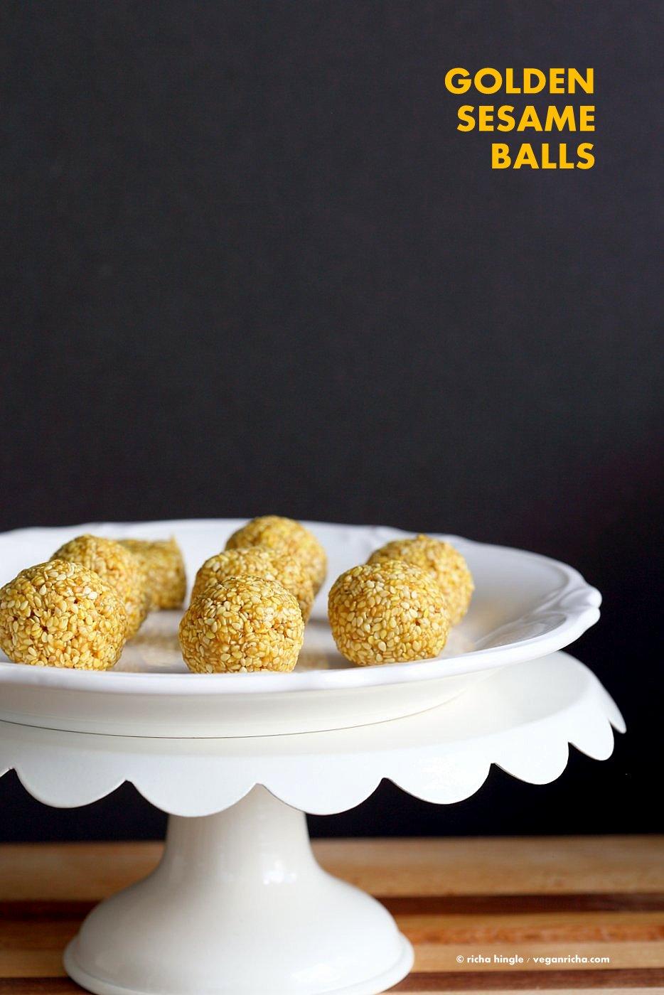 Golden Sesame Balls