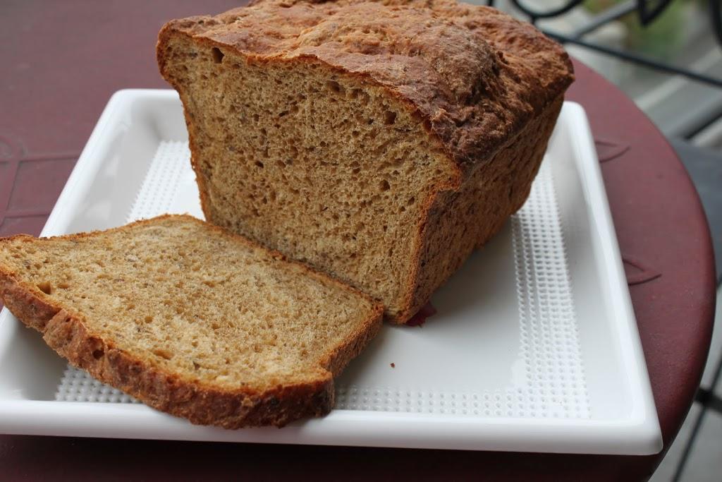 Grape Oats Flaxseed Molasses Wheat Bread.