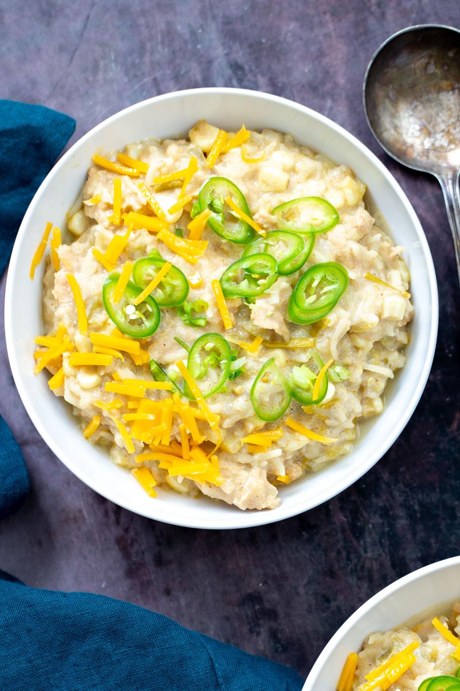 Green Chili Enchilada Soup