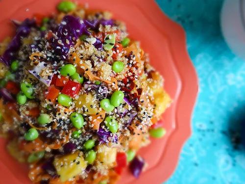 Heather’s Bitter & Sweet Asian Salad. Vegan Glutenfree Recipe