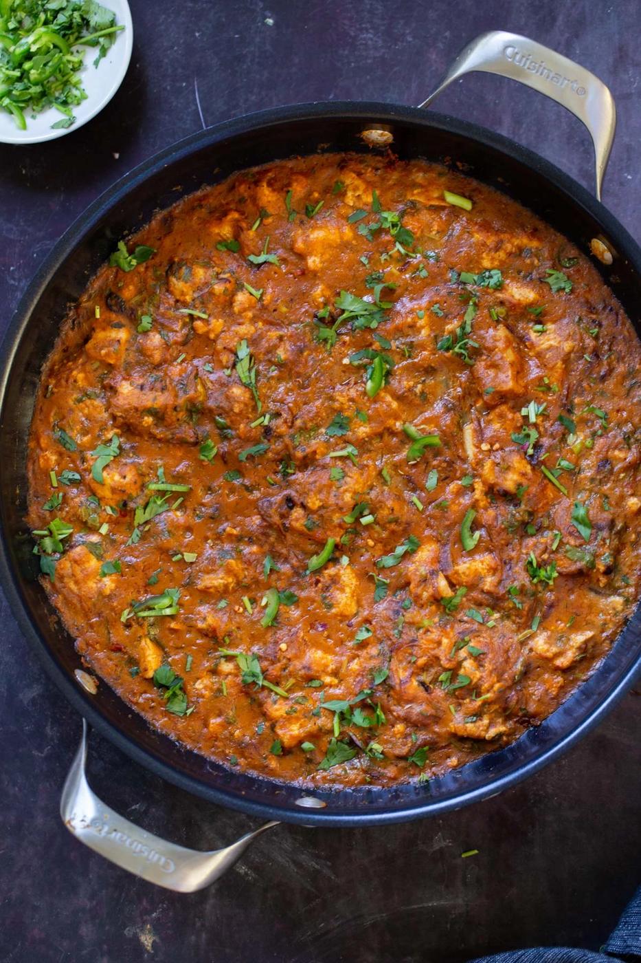 One-Pan Hyderabadi Wedding Chicken Curry with Tofu