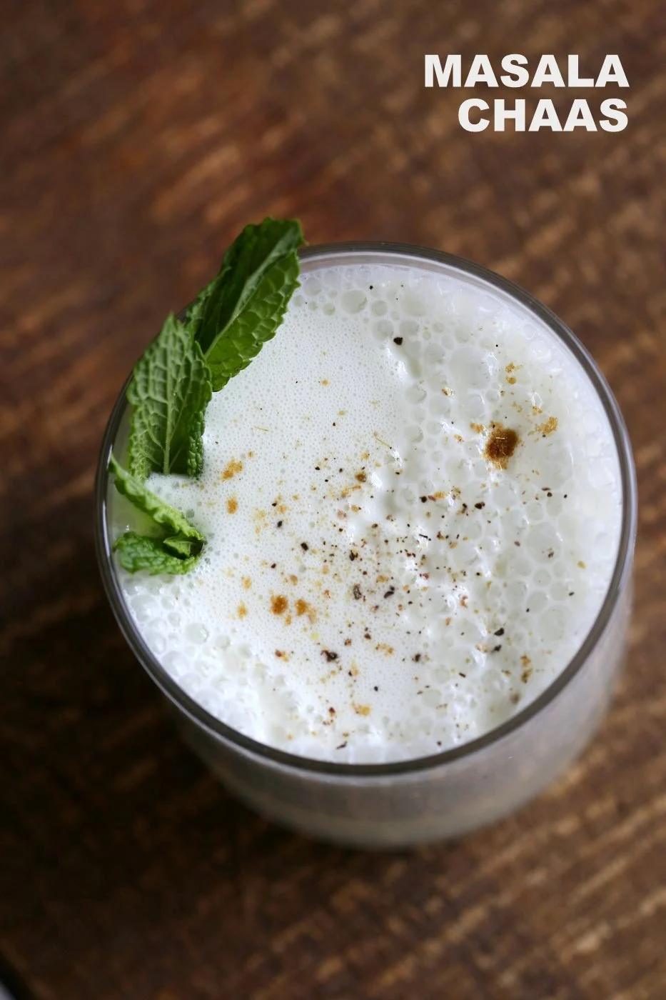 Indian Spiced Buttermilk Drink Vegan Chaas Recipe