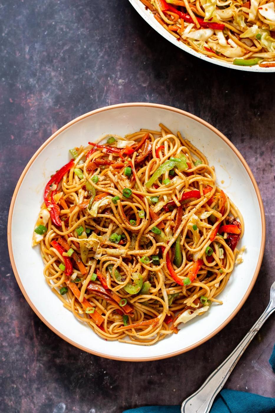 Indo Chinese Chilli Garlic Noodles