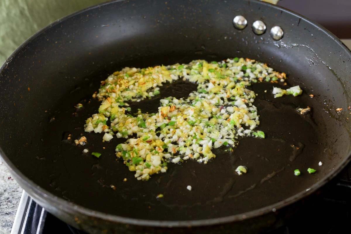cooked aromatics