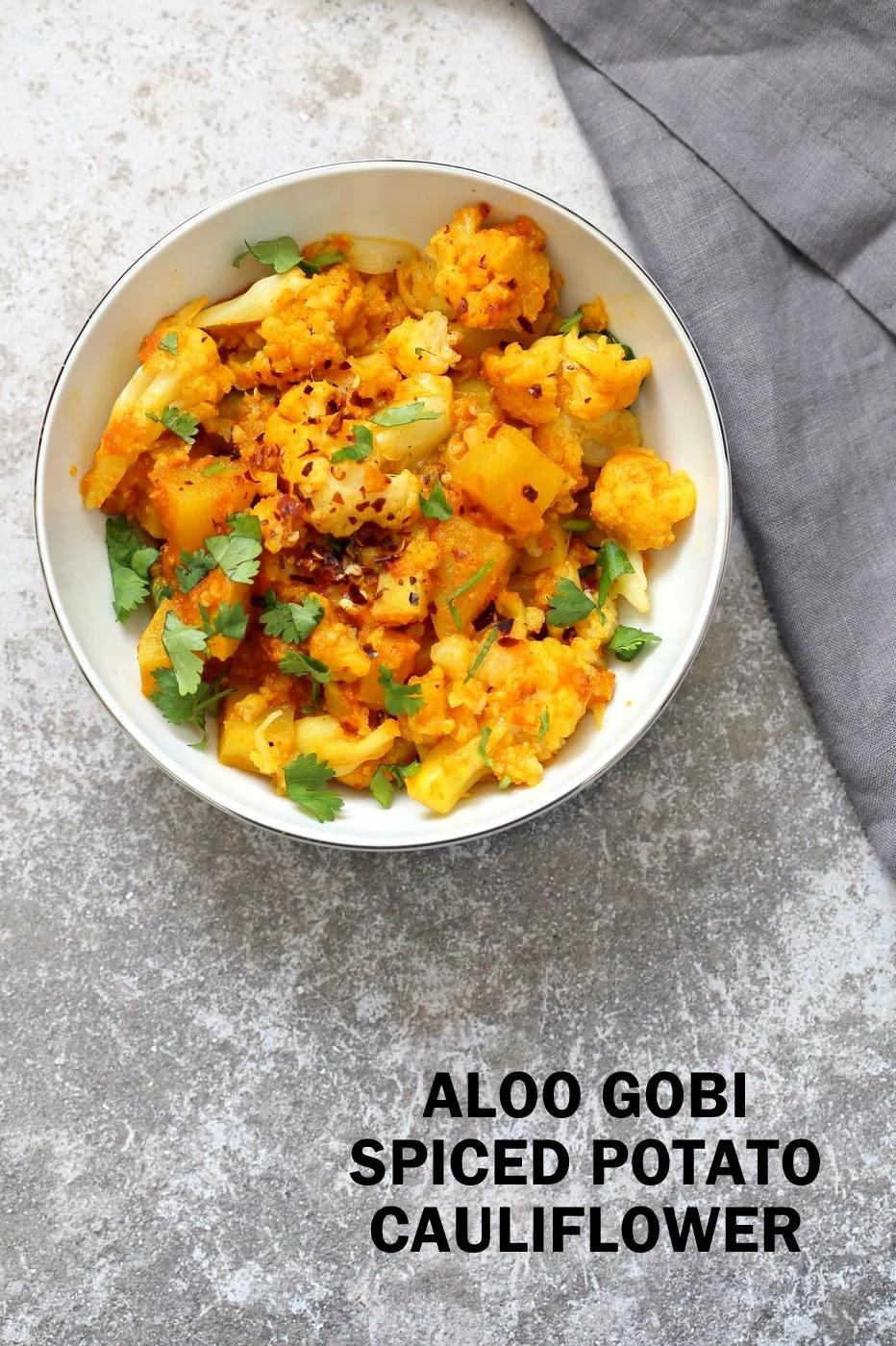 Instant Pot Aloo Gobi – Curried Potato Cauliflower