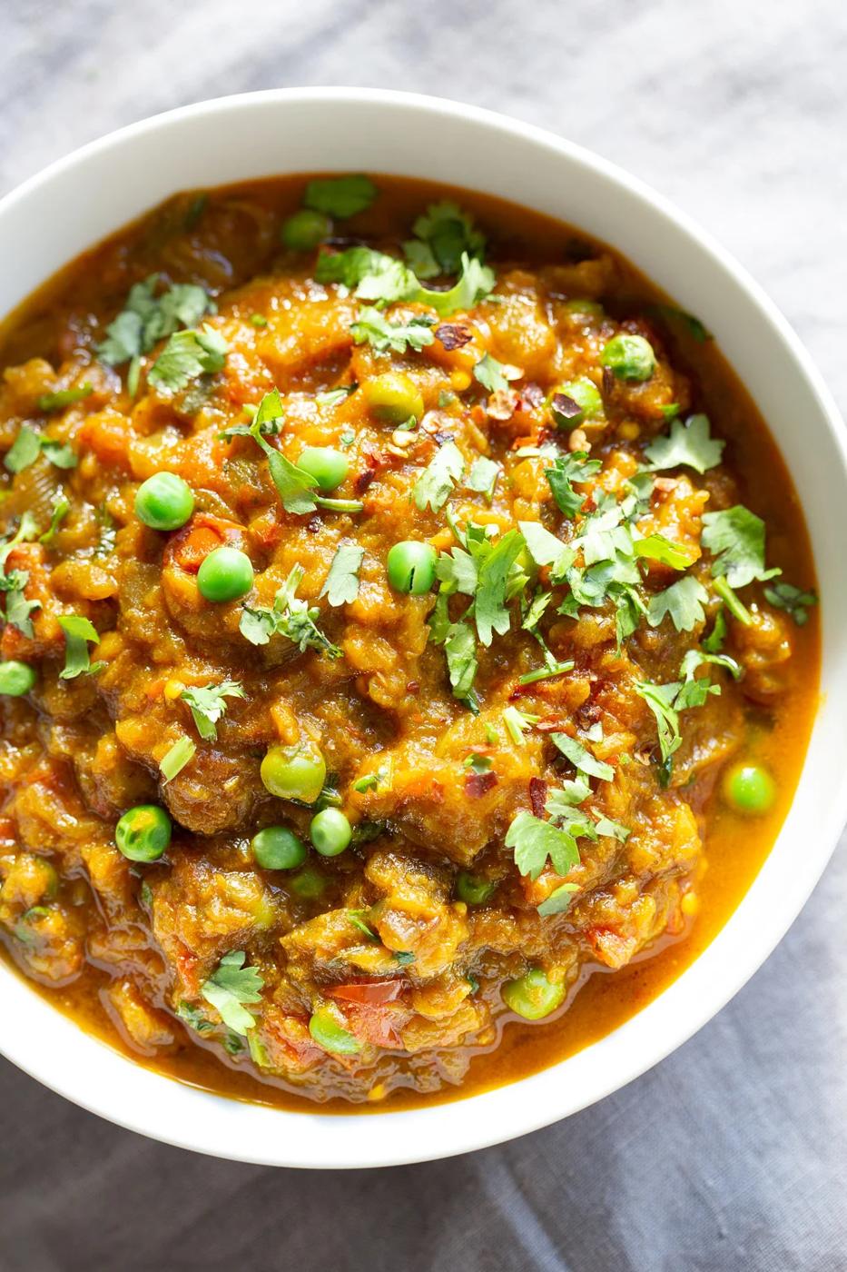 Instant Pot Baingan Bharta Recipe – Spiced Mashed Eggplant