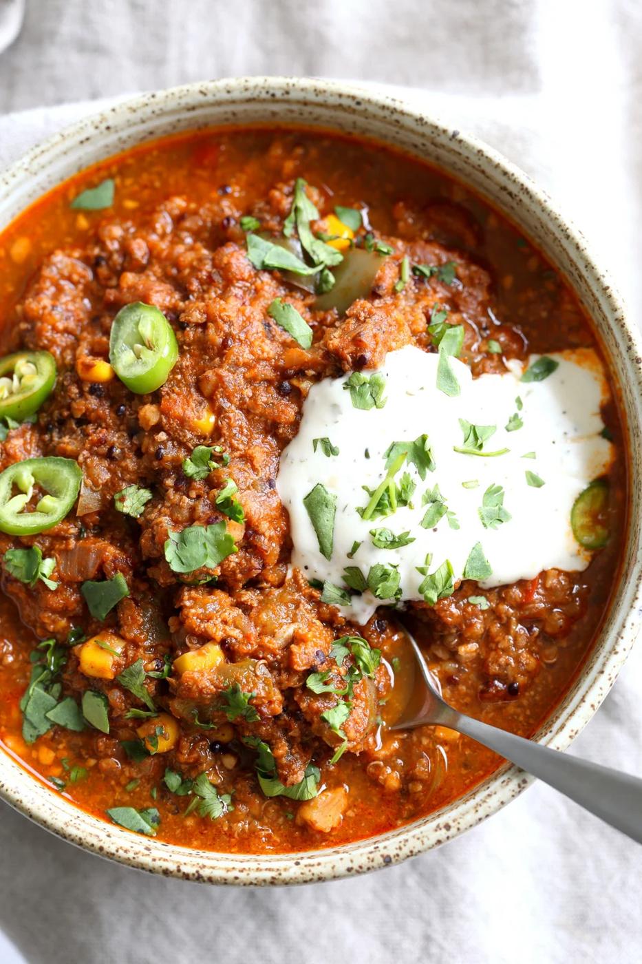 Instant Pot Vegan Enchilada Soup – Stovetop Option