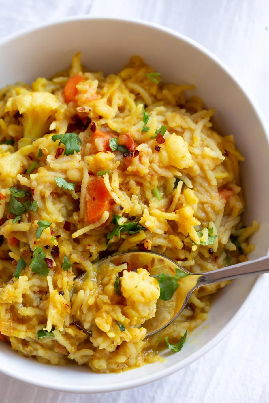 Instant Pot Kitchari (Lightly Spiced Lentils and Rice)