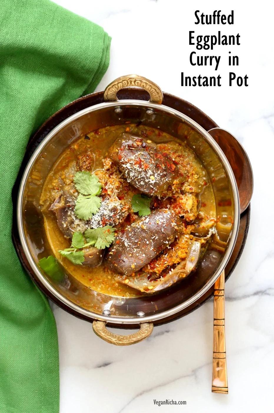 Instant Pot Masala Eggplant Curry