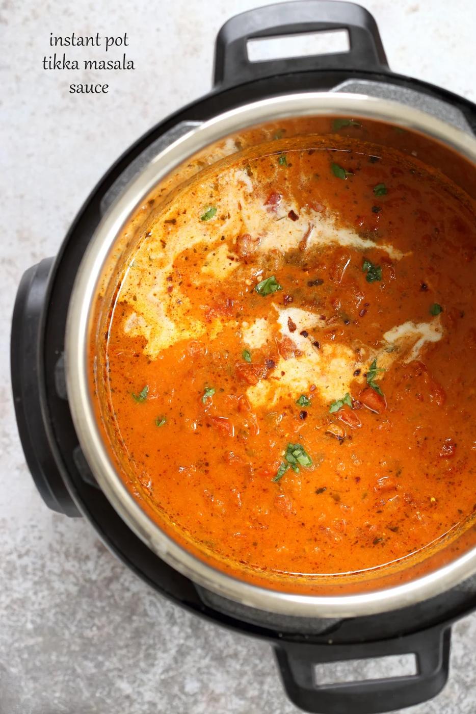Instant Pot Tikka Masala – Vegan Tikka Masala Sauce