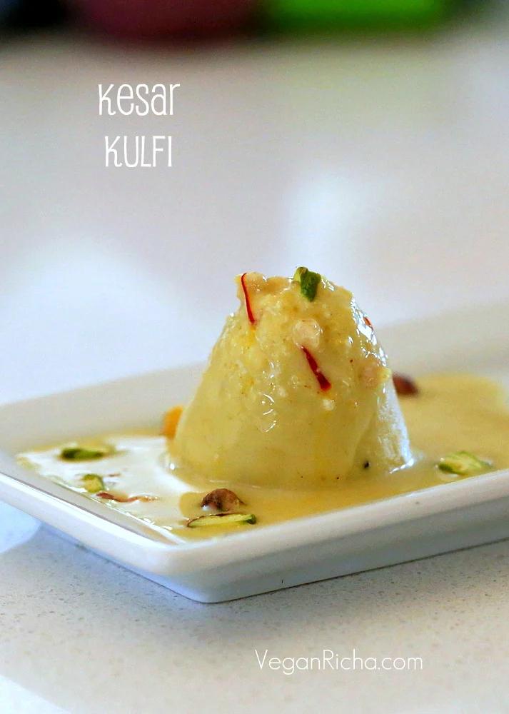 Kesar Kulfi Recipe – Indian Ice Cream with Saffron. Vegan Glutenfree