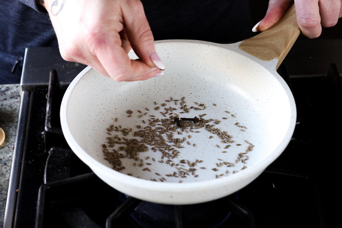 adding the cloves