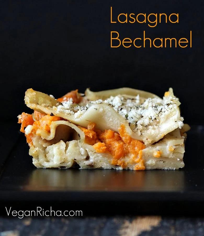 Vegan Lasagna Bechamel with Sweet Potato and Cauliflower