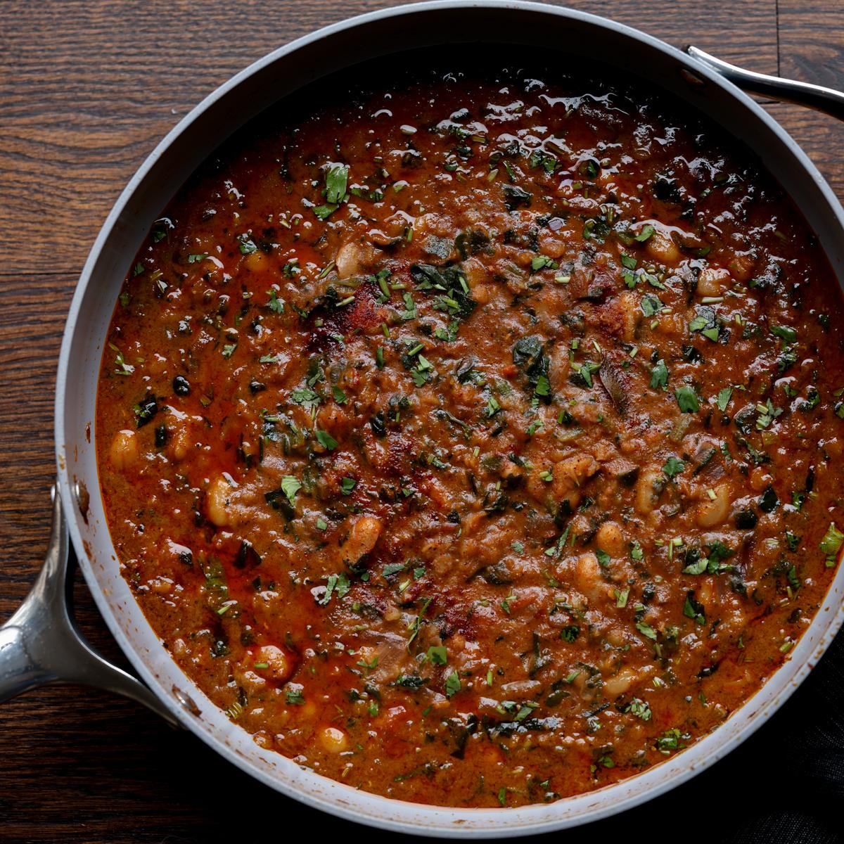 Spicy Lentil Bean Stew (gluten-free, soy-free, nut-free)