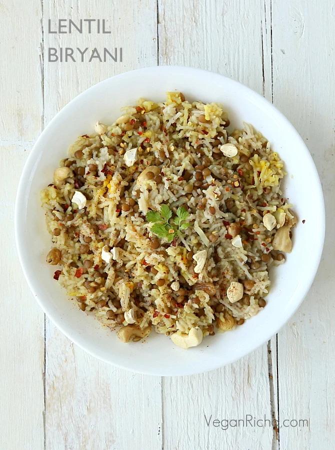 Lentil Biryani