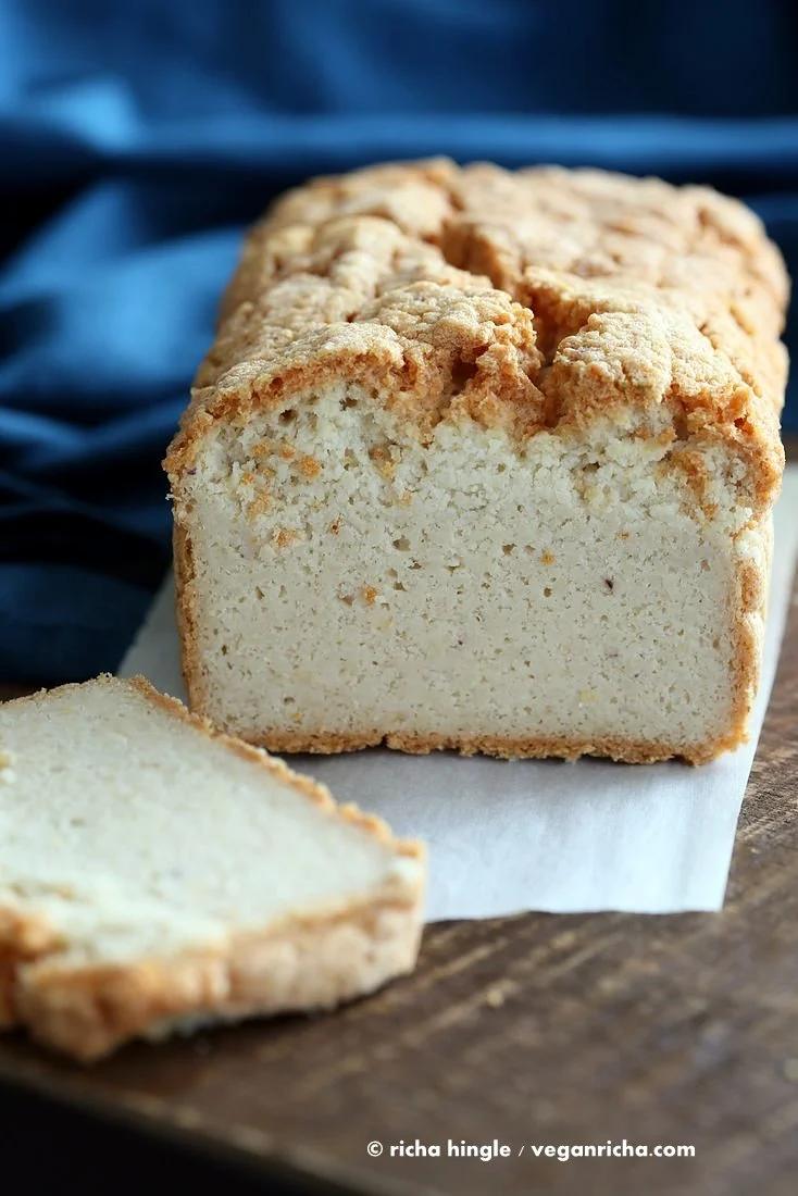 Urad Dal Lentils made into a batter and baked to make a soft flavorful nutritious Lentil bread. This Lentil Sandwich Bread is Free of dairy, egg, soy, gluten, nut. Can be made corn-free. Can be made grain-free by omitting the rice flour. Paleo Vegan Glutenfree Recipe. | Pitzn