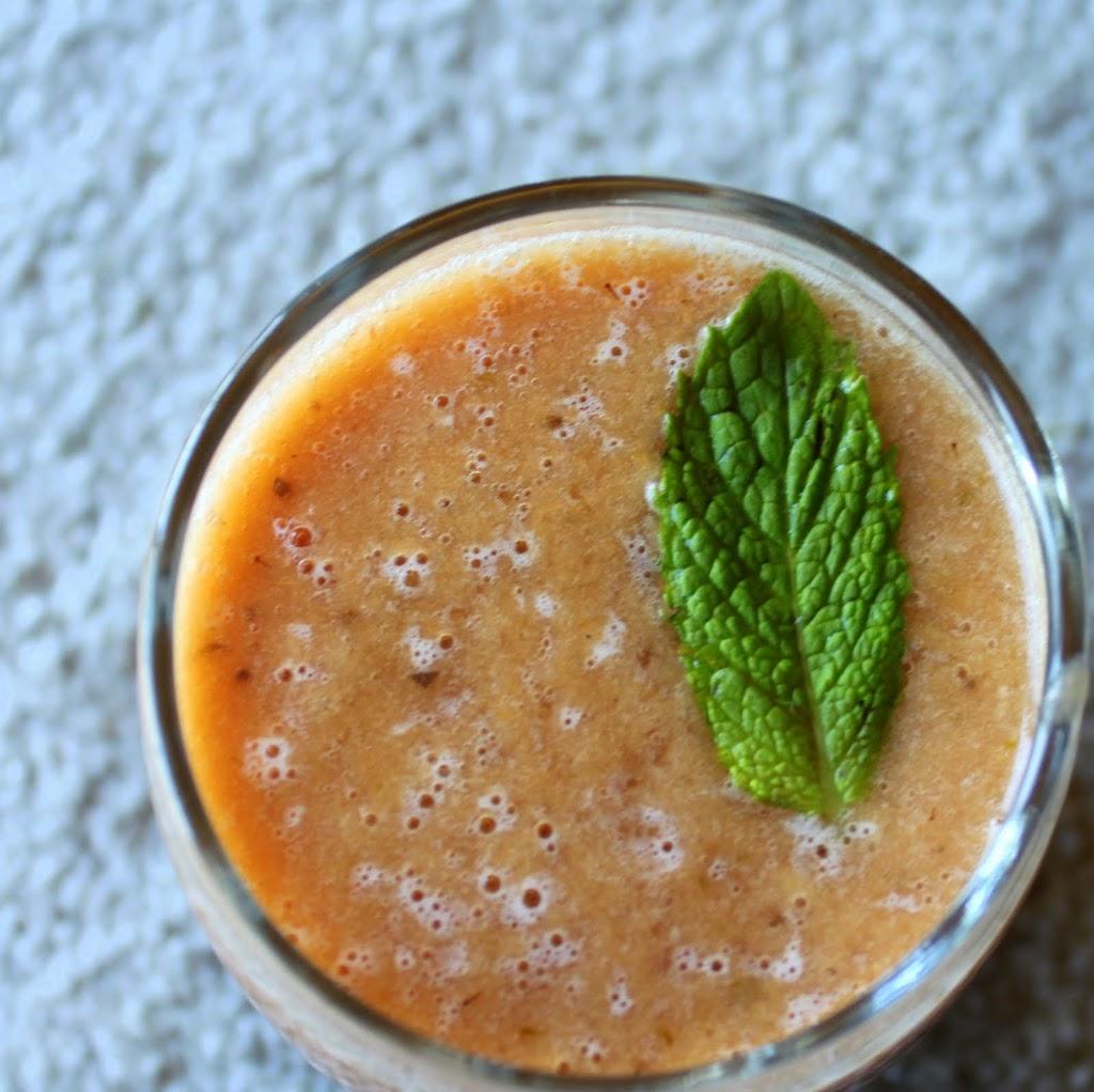 Mango Strawberry Mint Cumin Spiced Cooler