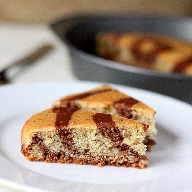 Marble/Zebra Cake, Vegan. 2 versions, And baking with whole wheat flours. A guest Post for Sudha, the Green Crusader.