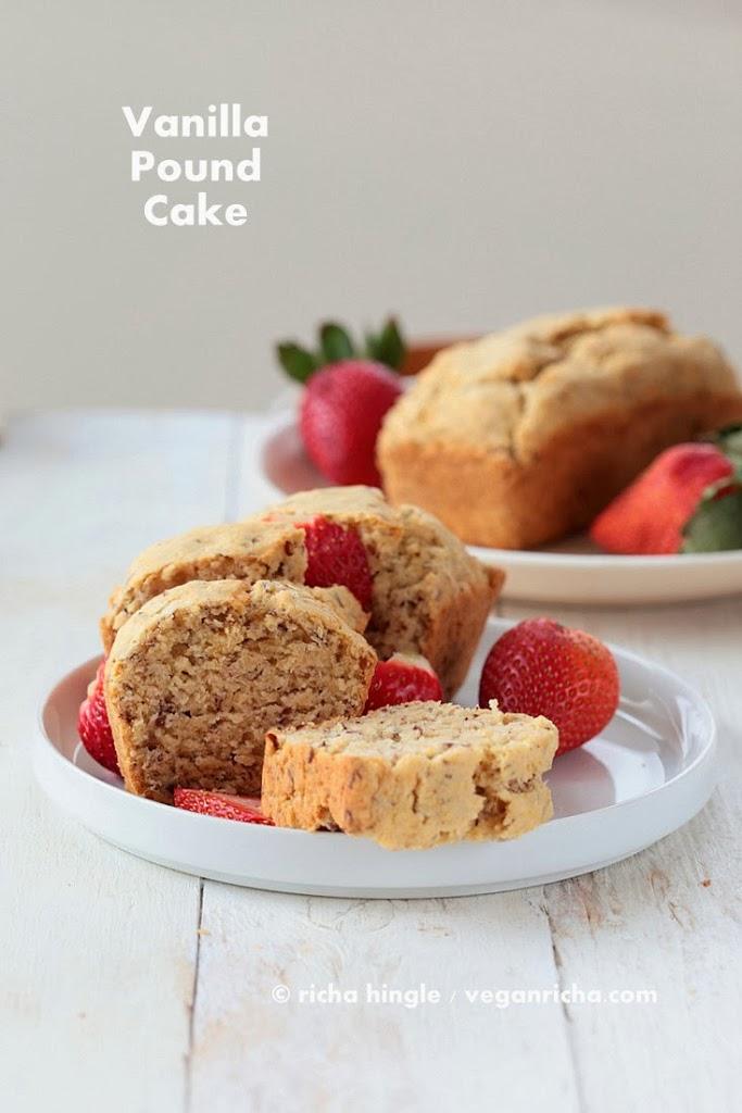 Mini Vanilla Pound Cake Loafs. Vegan Pound Cake Recipe